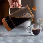 CAFETERA/TETERA 800 ML VIDRIO Y BAMBÚ - Imagen 4