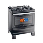 COCINA PUNKTAL 5 H. GAS MESADA VIDRIO PK-GL5B - Imagen 2