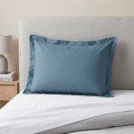 FUNDA ALMOHADA TOQUE ACETINADO 50X70 AZUL