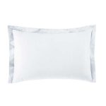 FUNDA ALMOHADA TOQUE ACETINADO 50X70 BLANCO - Imagen 2