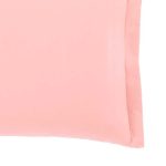 FUNDA ALMOHADA TOQUE ACETINADO 50X70 ROSA. - Imagen 3