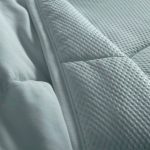 CUBRECAMA TOQUE ACETINADO 2PL 210X240 AZUL - Imagen 3