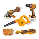 COMBO INGCO CKLI25040101 AMOL/TALADRO/SOPL/2 BAT/C - Imagen 2