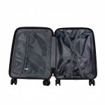 VALIJA RIGIDA C/RUEDAS NEGRO 20" LH-5362 - Imagen 6