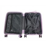 VALIJA RIGIDA C/RUEDAS LILA 28" LH-5363 - Imagen 6