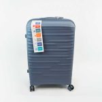 VALIJA RIGIDA C/RUEDAS AZUL PIEDRA 20" LH-5364 - Imagen 2