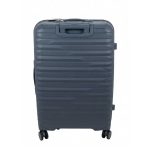 VALIJA RIGIDA C/RUEDAS AZUL PIEDRA 20" LH-5364 - Imagen 4