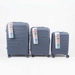 VALIJA RIGIDA C/RUEDAS AZUL PIEDRA 20" LH-5364 - Imagen 5