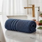 TOALLA BAÑO DOHLER PRIORI AF-1657 65X130 AZUL MARI - Imagen 2