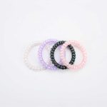 COLITAS P/CABELLO EN ESPIRAL SILICONA 4PZ LH-5414 - Imagen 4