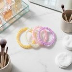 COLITAS P/CABELLO EN ESPIRAL SILICONA 4PZ LH-5414