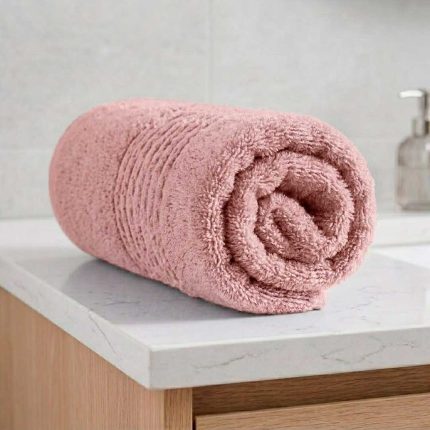 TOALLA MANO TRAMA 50X80 ROSA