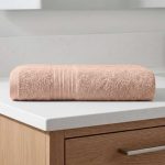 TOALLA BAÑO TRAMA 70X140 BEIGE