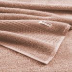 TOALLA BAÑO TRAMA 70X140 BEIGE - Imagen 3
