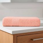 TOALLA BAÑO TRAMA 70X140 ROSA