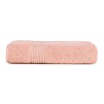 TOALLA BAÑO TRAMA 70X140 ROSA - Imagen 2