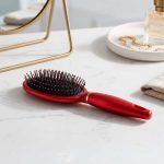 CEPILLO P/CABELLO OVALADO ROJO/DORADO LH-5455