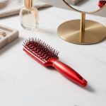 CEPILLO PARA CABELLO ROJO/DORADO LH-5456
