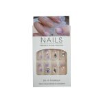 SET UÑAS ACRILICAS D/VARIOS NATURAL 12PZ LH-5460 - Imagen 2