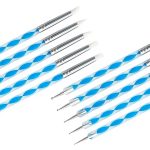 SET DE PINCELES DOBLES  P/UÑAS 5PZ  LH-5468 - Imagen 3