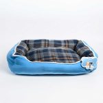 CAMA RECTANGULAR P/MASCOTA 42X30 CUADROS LH-5166 - Imagen 2