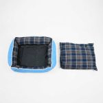CAMA RECTANGULAR P/MASCOTA 53X45 CUADROS LH-5167 - Imagen 3