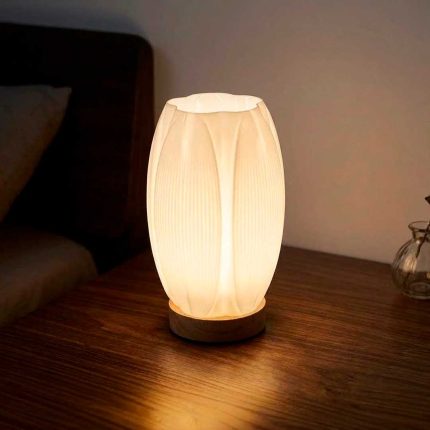 LAMPARA D/MESA VELADORA TIPO FLOR USB LH-5108
