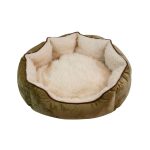 CAMA CIRCULAR PELUDA 57X52X21 PARA MASCOTA LH-5172 - Imagen 2