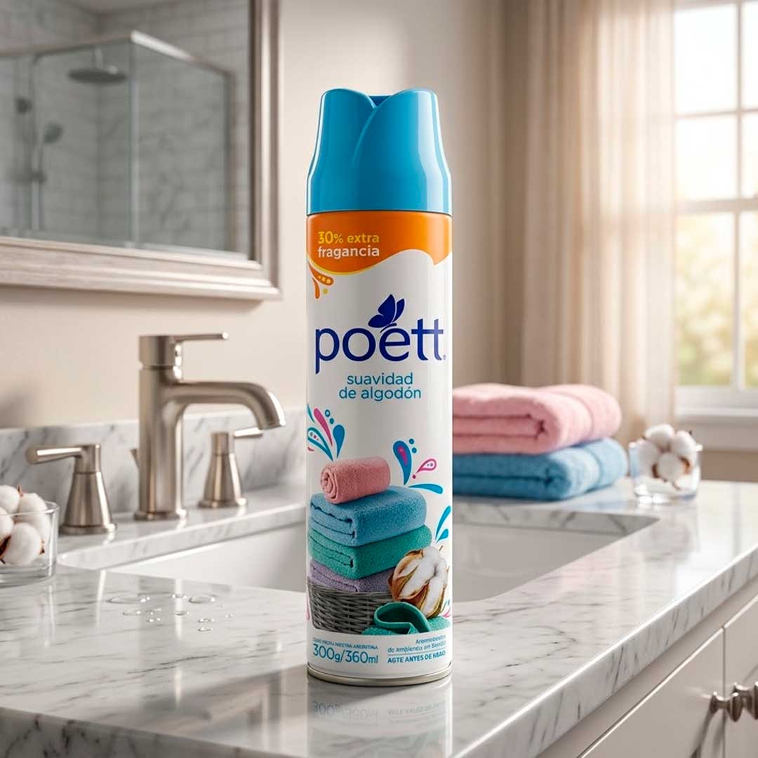 12284 AROMATIZANTE POETT SUAVIDAD DE ALGODÓN 360CC. - Imagen 1
