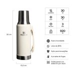 TERMO STANLEY MATE SISTEM 1,2 LT CREAM GLOSS - Imagen 4
