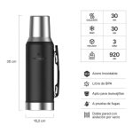 TERMO STANLEY MATE SISTEM 1,2 LT NEGRO - Imagen 4