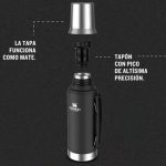 TERMO STANLEY MATE SISTEM 1,2 LT NEGRO - Imagen 5