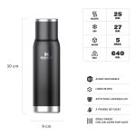 TERMO STANLEY TO GO 0,75 LT GRAFITO/NEGRO - Imagen 3
