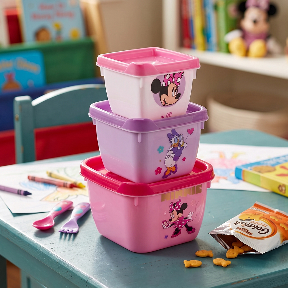 12330 VIANDA PLASTICO X3 CONNECT MINNIE 6190 - Imagen 1