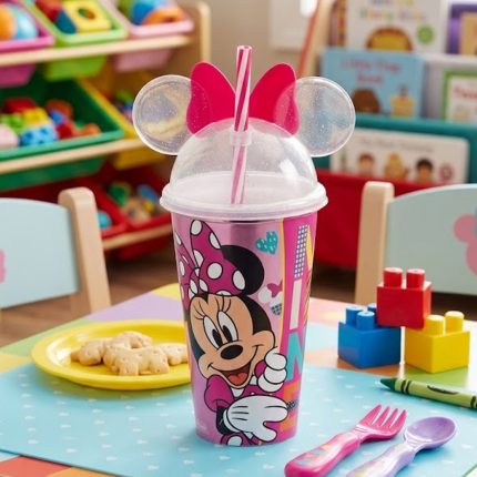 VASO PLASTICO SHAKE 500 ML FORM MINNIE 12974