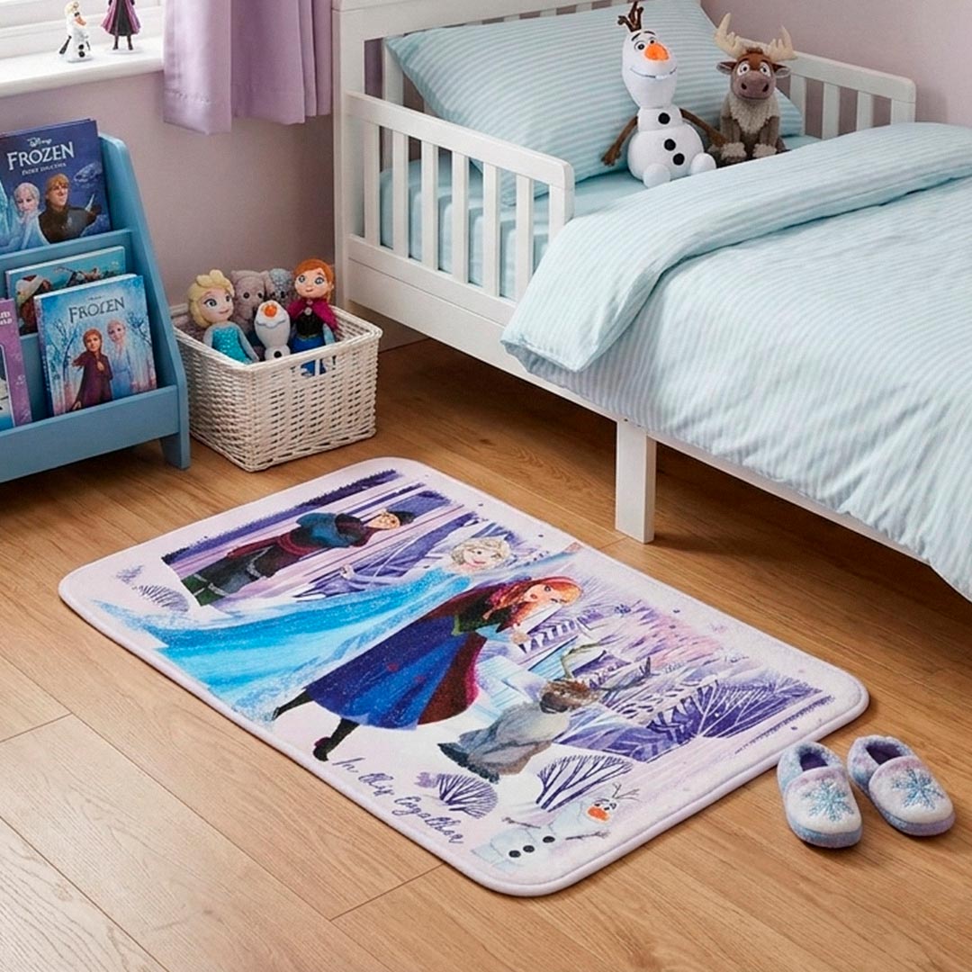 12337_0 ALFOMBRA C/MEMORIA 40X60 FROZEN ROSA - Imagen 1