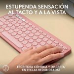 TECLADO BT LOGITECH K380S ROSA - Imagen 6