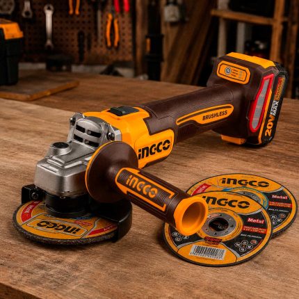 AMOLADORA ANGULAR INGCO 20V +DISCOS CAGLI261521