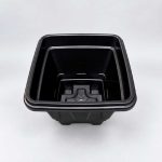 MACETA CUADRADA NEGRA 3,5LT 19*20CM - Imagen 3