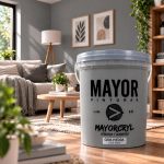 LATEX ACRILICO INTERIOR MAYORCRYL GRIS PIEDRA 3.6L