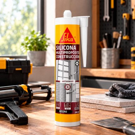SILICONA SIKASEAL 132 MULTIPROPOSITO NEGRO 280CC N
