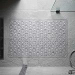 ALFOMBRA DE BAÑO PVC 38X60 TRANSPARENTE
