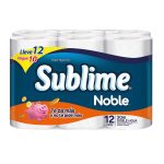 PAPEL HIGIENICO SUBLIME DOBLE HOJA 30M 12 UN - Imagen 2
