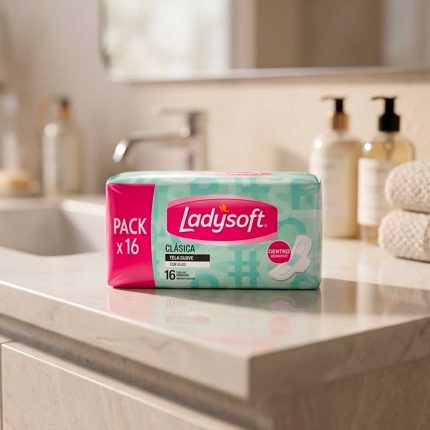 TOALLITAS LADYSOFT CLASICA C/ALAS SUAVE X 16