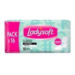 TOALLITAS LADYSOFT CLASICA C/ALAS SUAVE X 16 - Imagen 2